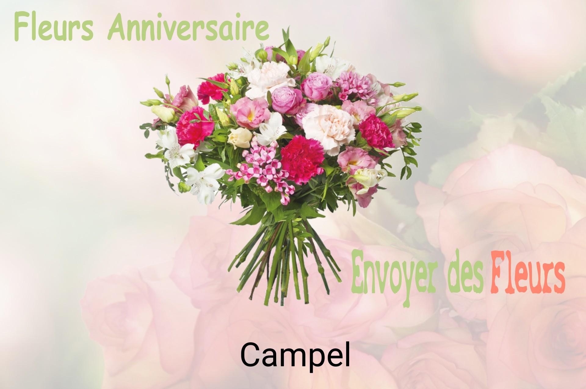 Bouquet de fleurs d’anniversaire livré à Campel